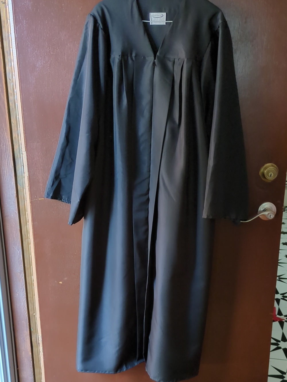 Classic Black Graduation Gown